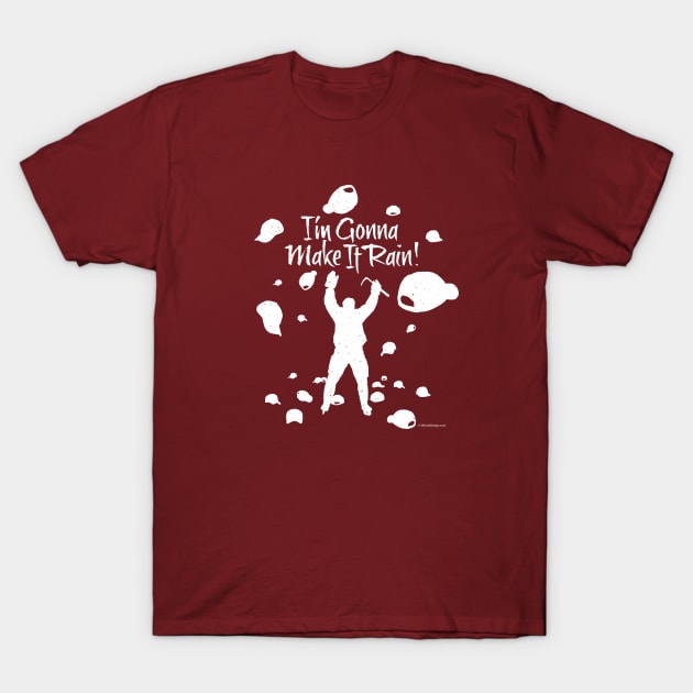 Make It Rain (Hockey Hat Trick) T-Shirt by eBrushDesign